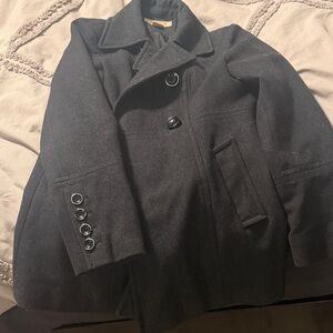 Michael Kors Gray Wool Coat
